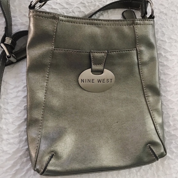 Nine West / Metallic Crossbody Purse - Picture 2 of 6